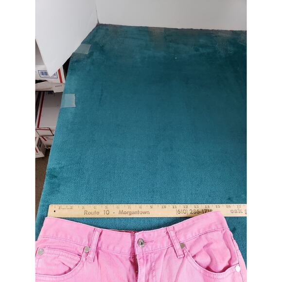 Tommy Hilfiger Jeans Size 6 Womens Pink Pants Stretch Mid Rise Hipster Bootcut - Picture 9 of 13